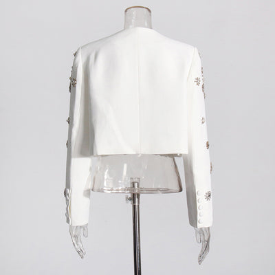 Ensemble pantalon fendu chic
