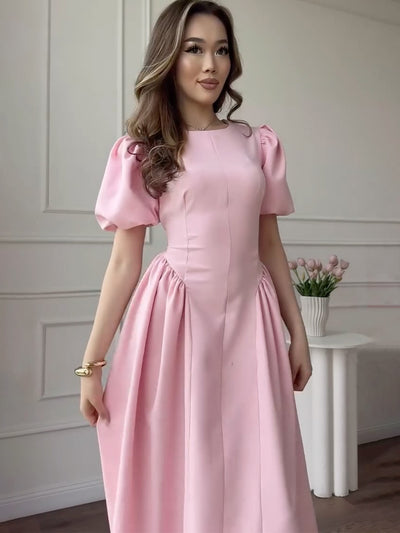 Retro Puff Dress