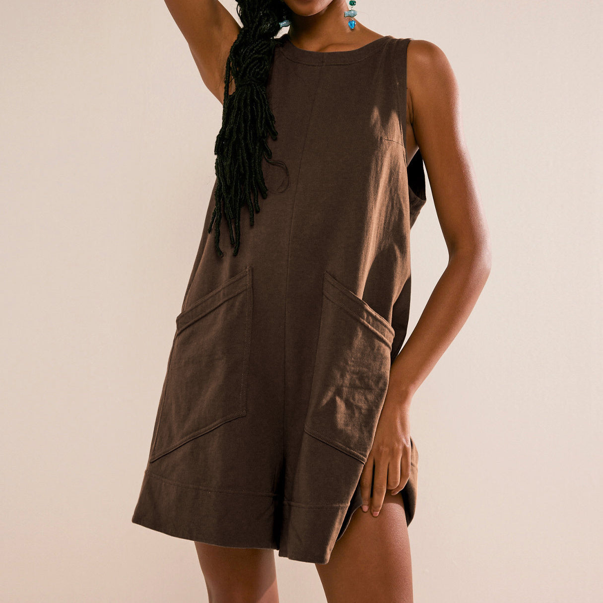 Solid Color Summer Dress