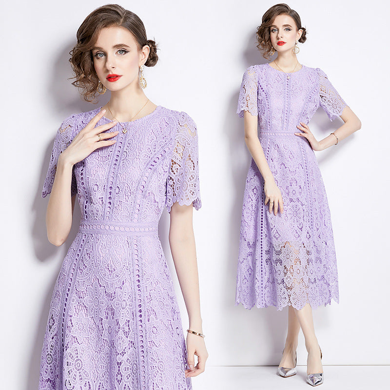 Robe en dentelle chic
