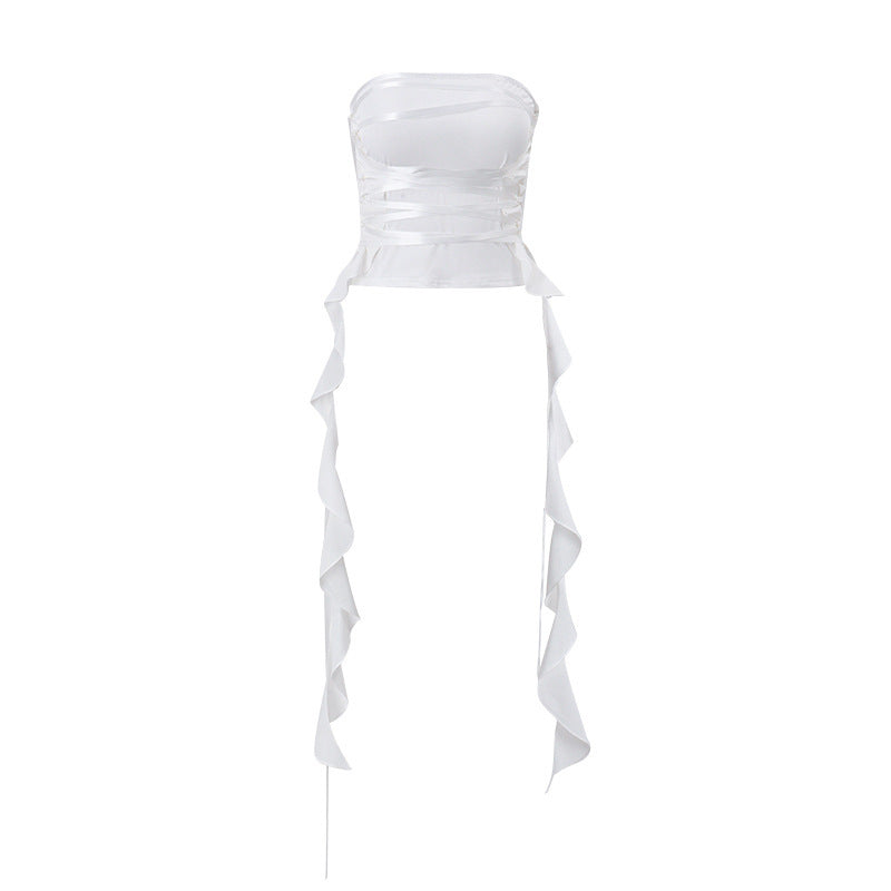 Slim Fit Lace-Up Top