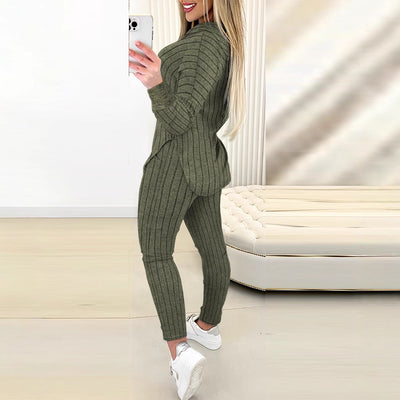 Ensemble haut et manteau confortable
