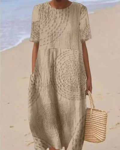 Printed Fit Dress