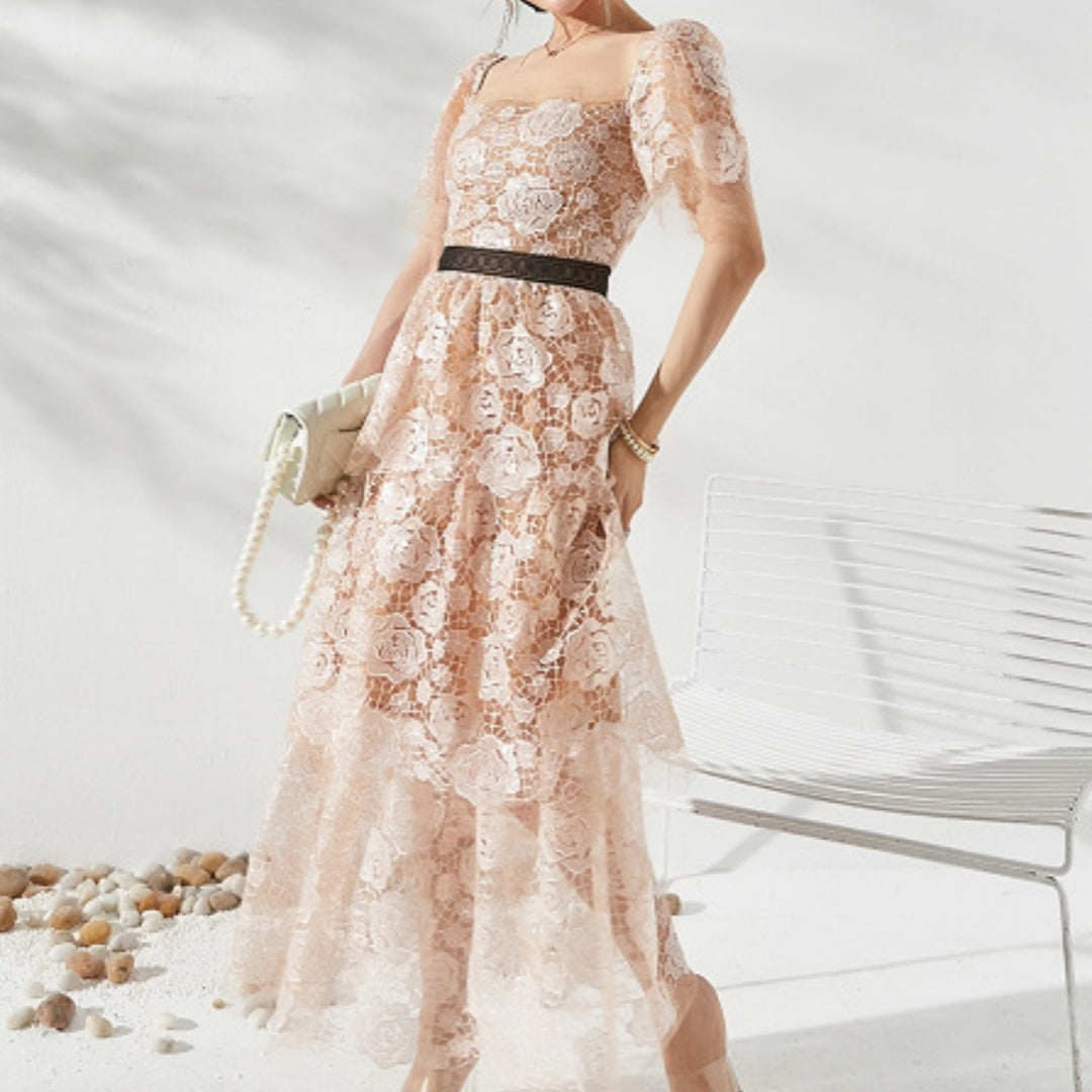 Rose Lace Dress