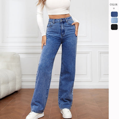 Mid Rise Straight Jeans – Women’s Fashion - Shé Hauté