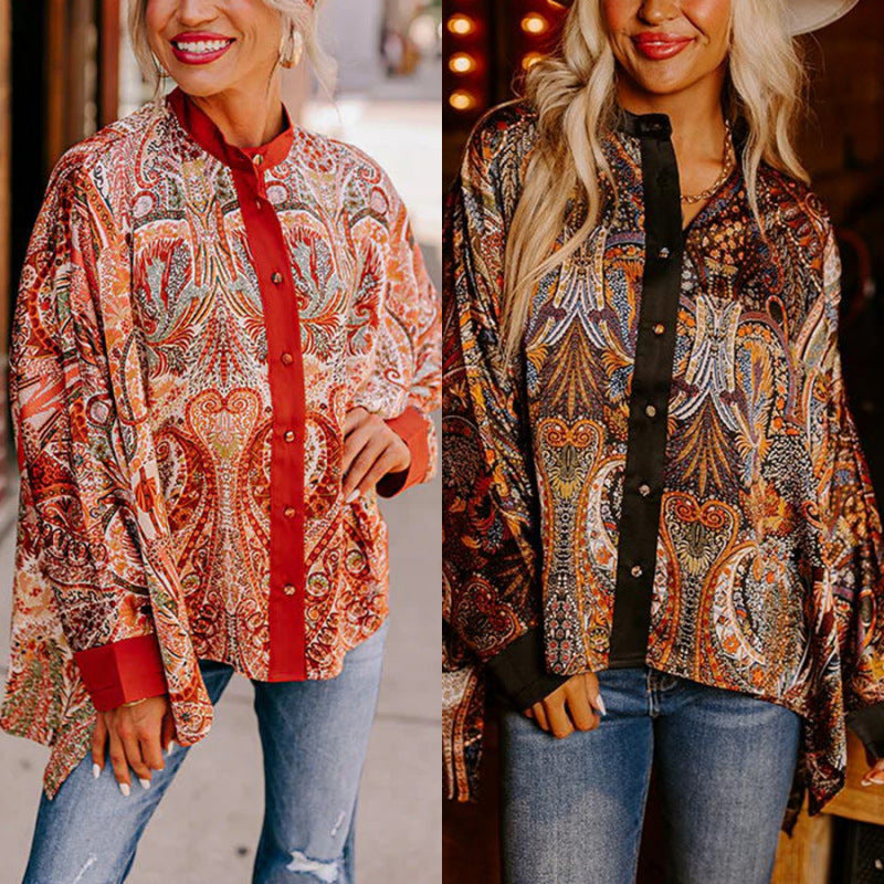 Casual Vintage Loose Tops