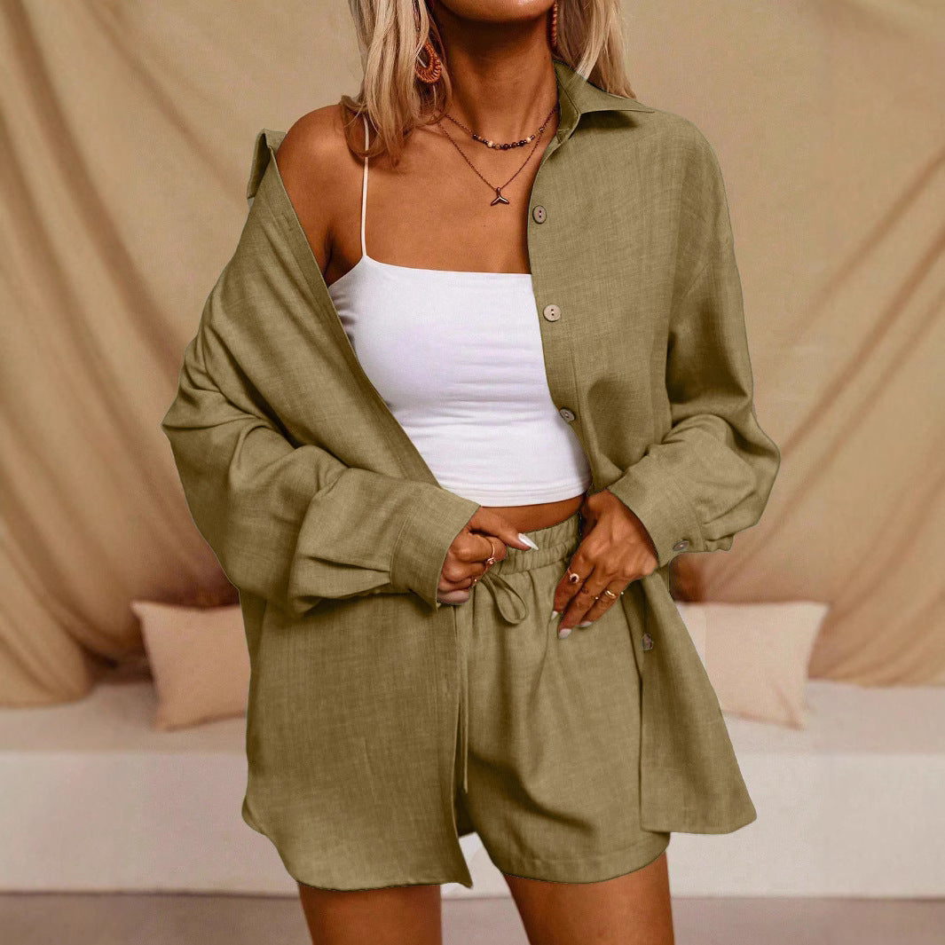 Ensemble cardigan et short
