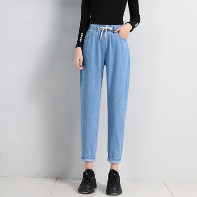 Korean Casual Straight Jeans for Women - Shé Hauté