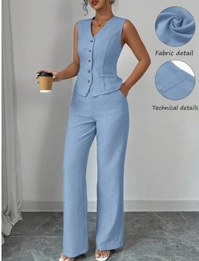 Strap Vest & Pants Set