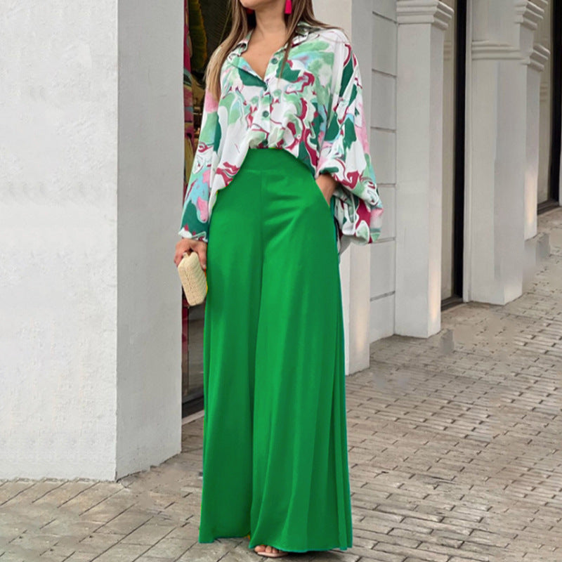 Printed Shirt Set
