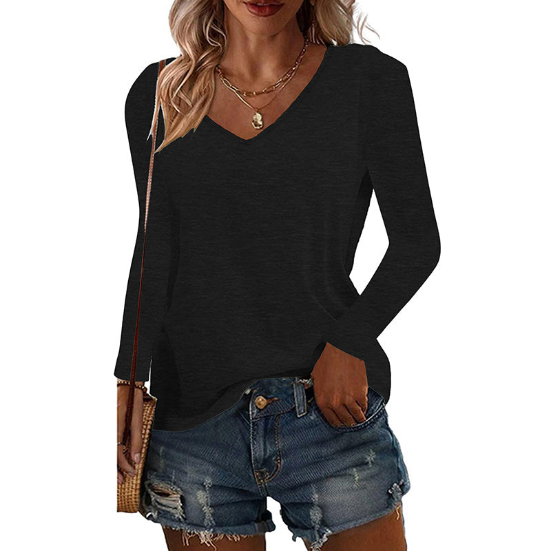 Long Sleeve Basic Tops – Women