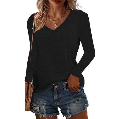 Long Sleeve Basic Tops – Women