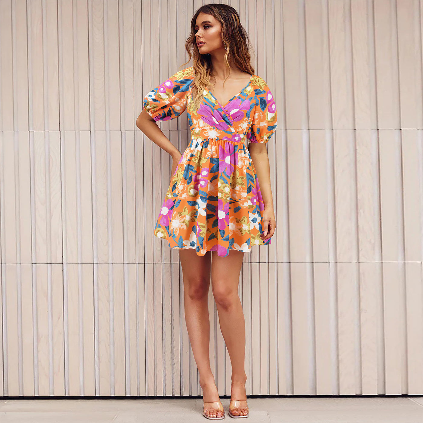 Robe courte de plage Y2K