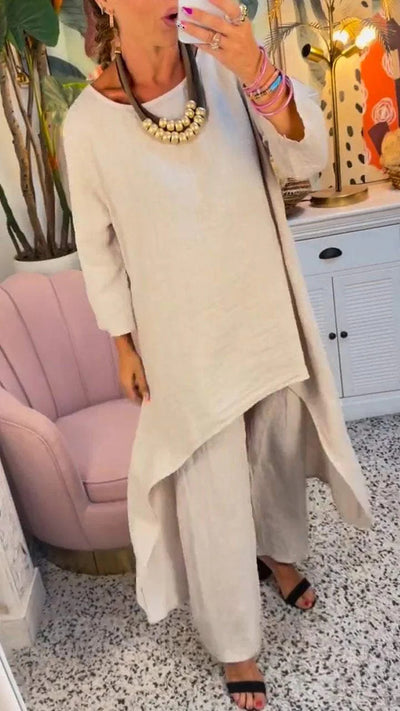 Irregular Crop Suit