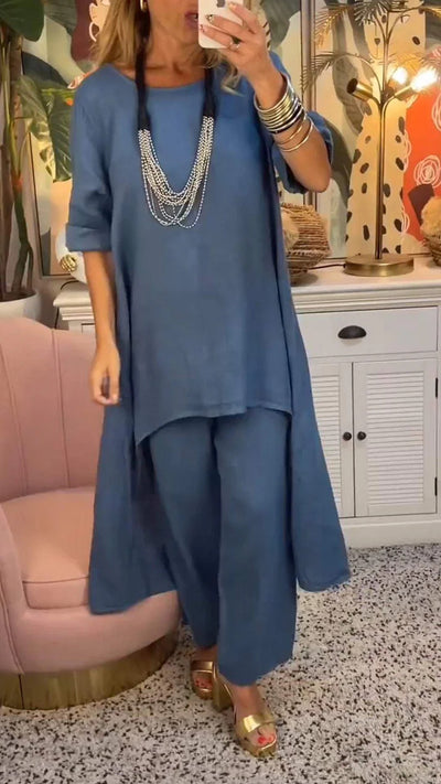 Irregular Crop Suit