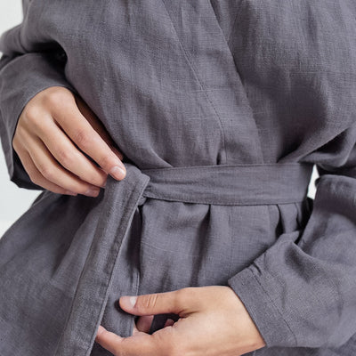 Cotton Linen Robe Set