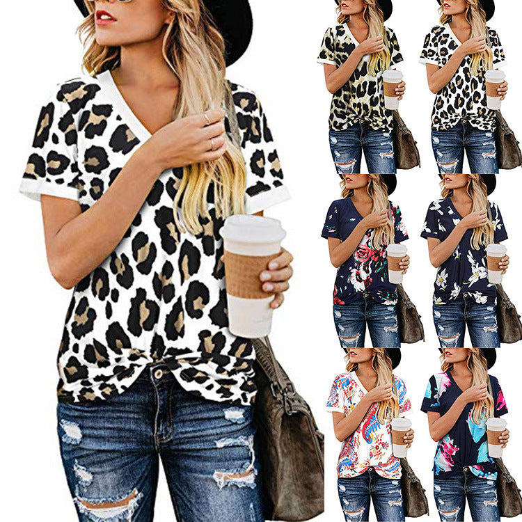 Women's Loose V-Neck Tee