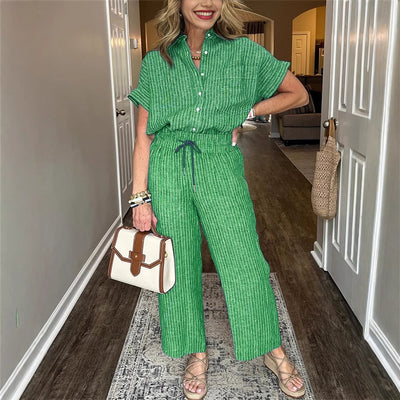 Striped Suit Set