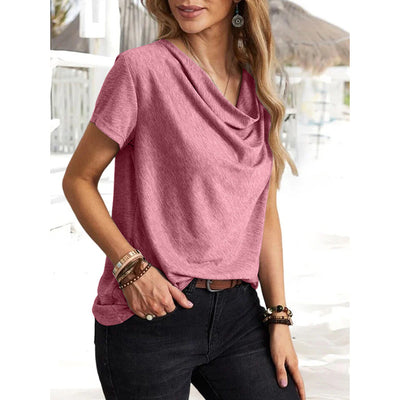 Ladies Cowl Neck Blouse