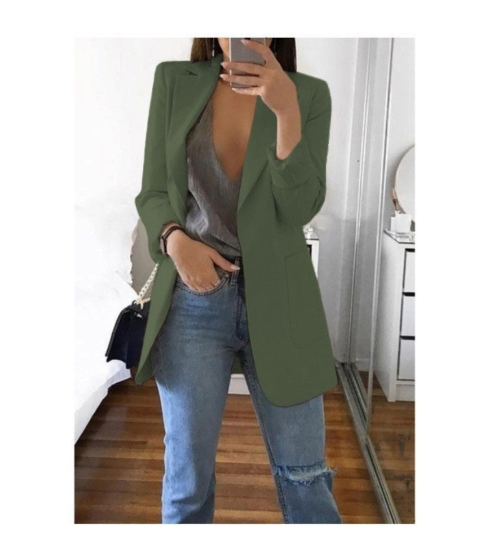 Blazer à revers slim