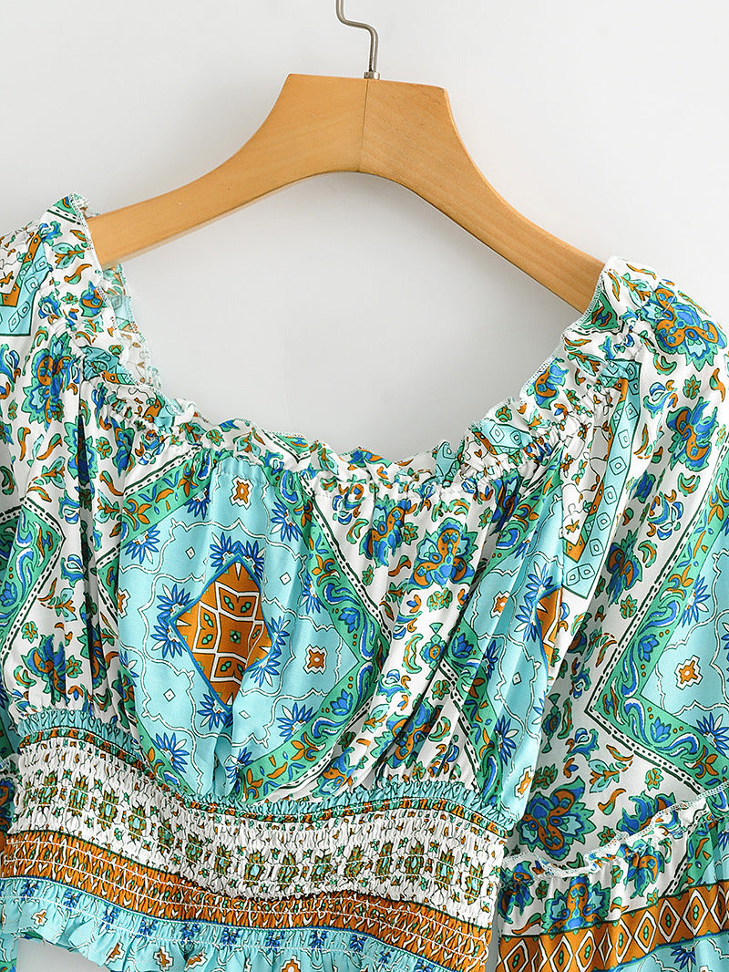 Fall Printed Suit Set