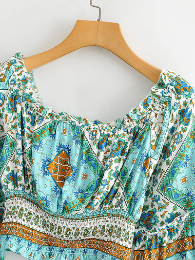 Fall Printed Suit Set