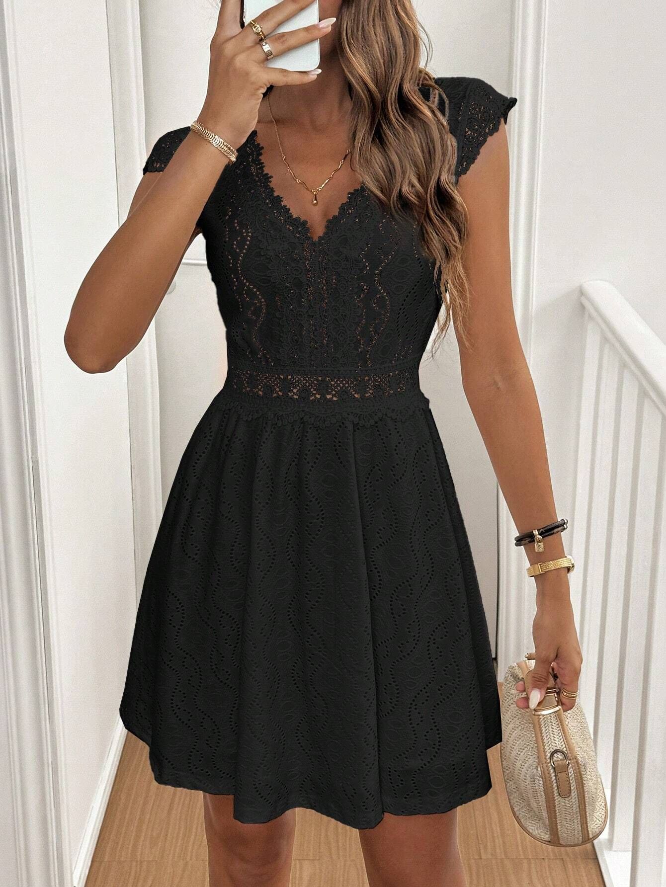 Lace Knit Dress