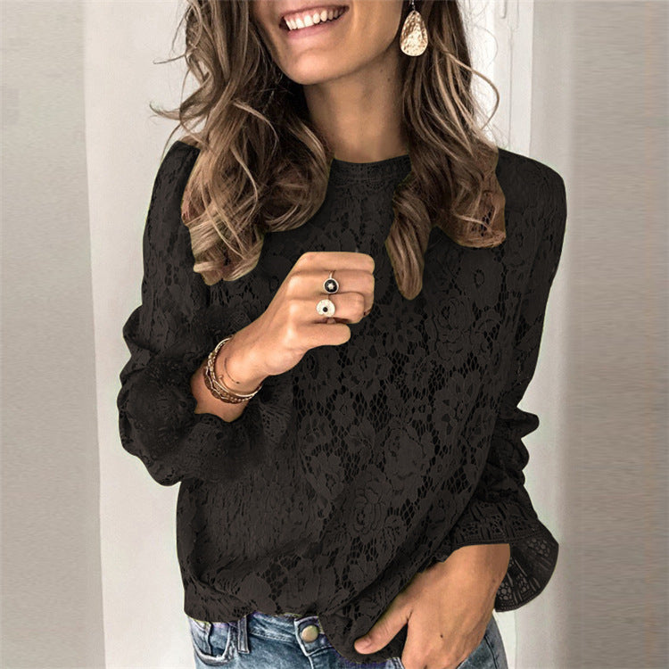 Hollow Lace Top – Women