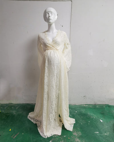Robe de grossesse en dentelle