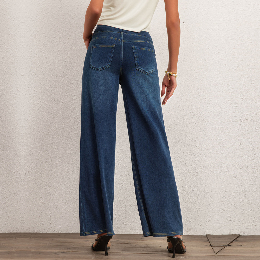 Denim à jambes larges