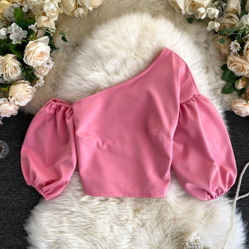 Off Shoulder Crop Top