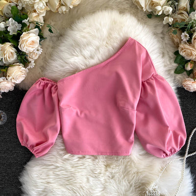 Off Shoulder Crop Top
