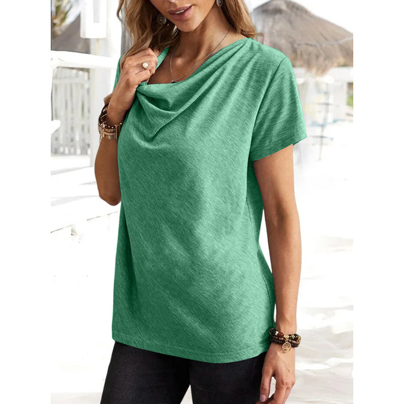 Ladies Cowl Neck Blouse
