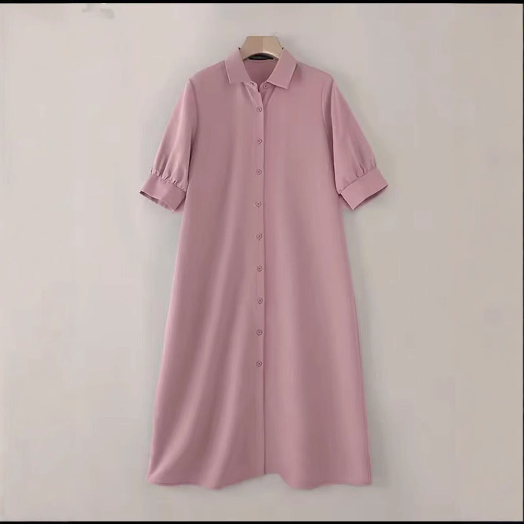 Robe chemise grande taille