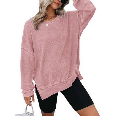 Women's Waffle Knit Sweatshirt