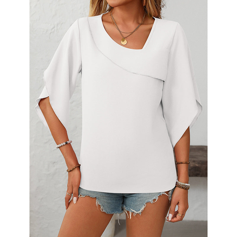 Women's V-Neck Work Blouse