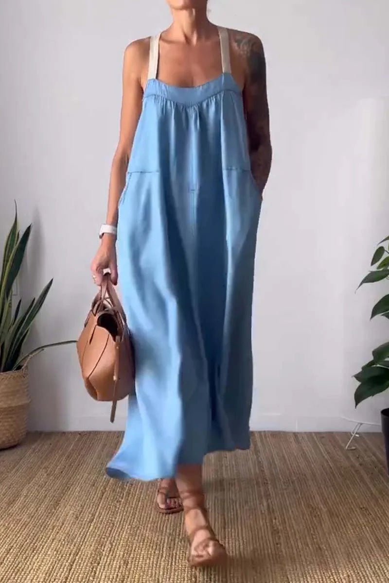 Linen Blend Dress