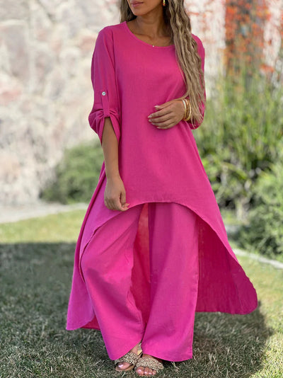 Plus Size Linen Set