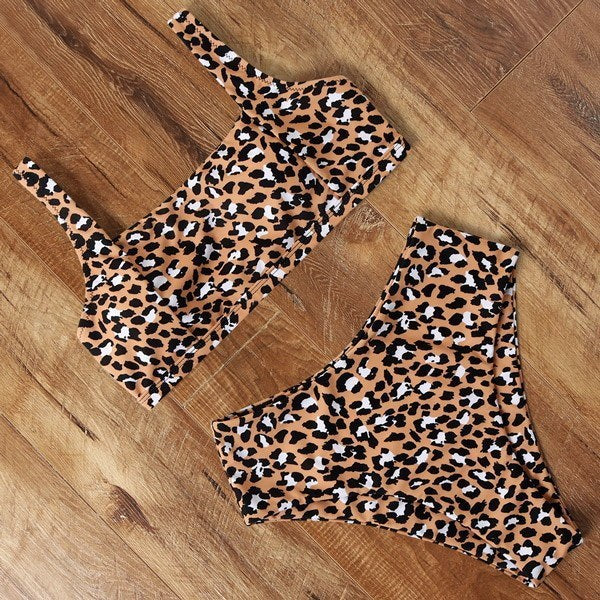 Push Up Bikini Set – Leopard Print - Shé Hauté