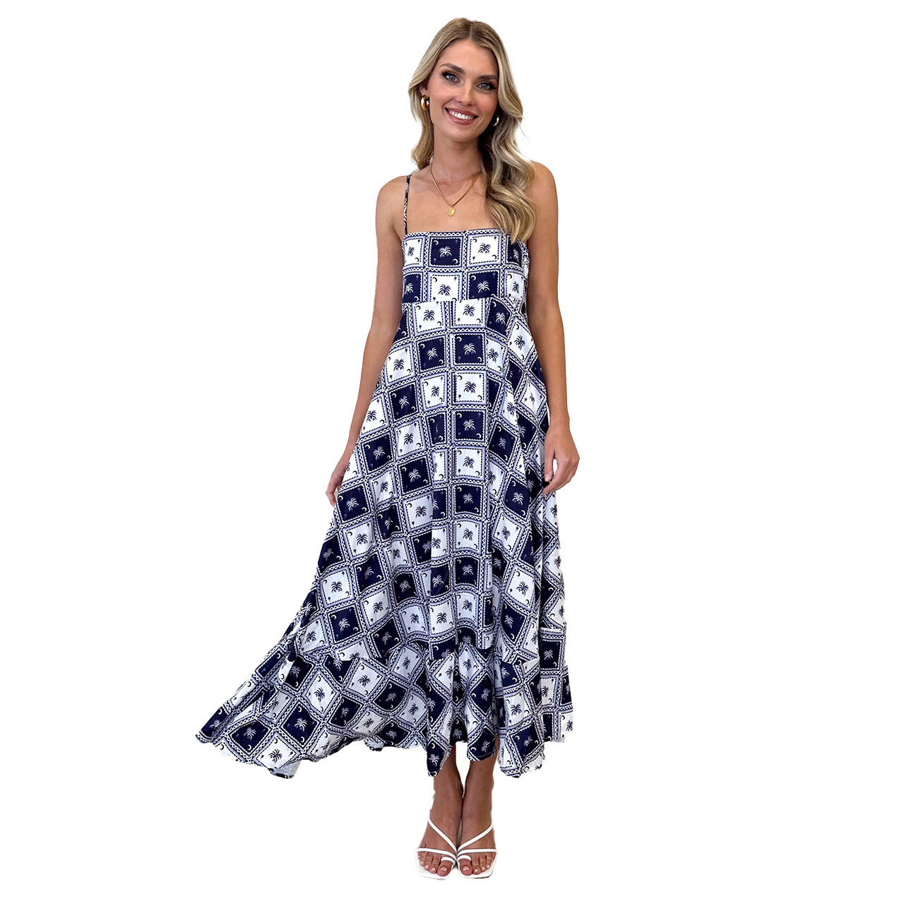 Printed Long Dress