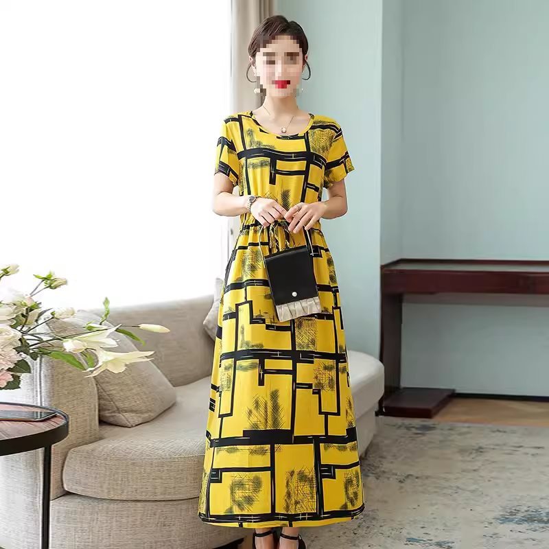 Robe portefeuille fleurie