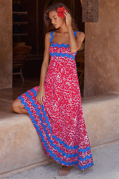 Beach Floral Maxi