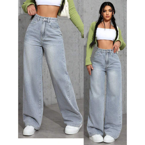 Women's Bold Style High Waist Jeans - Shé Hauté