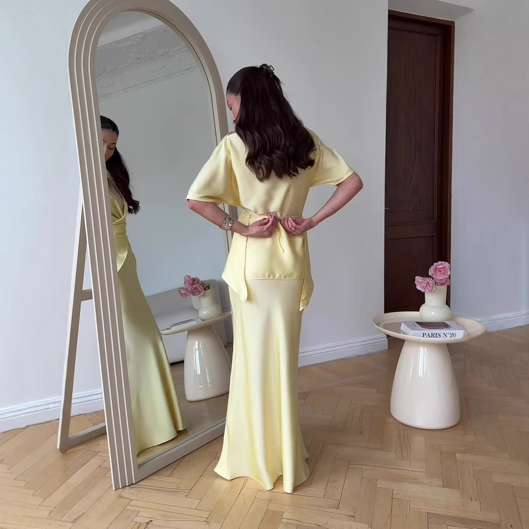 Tied Top Maxi Set