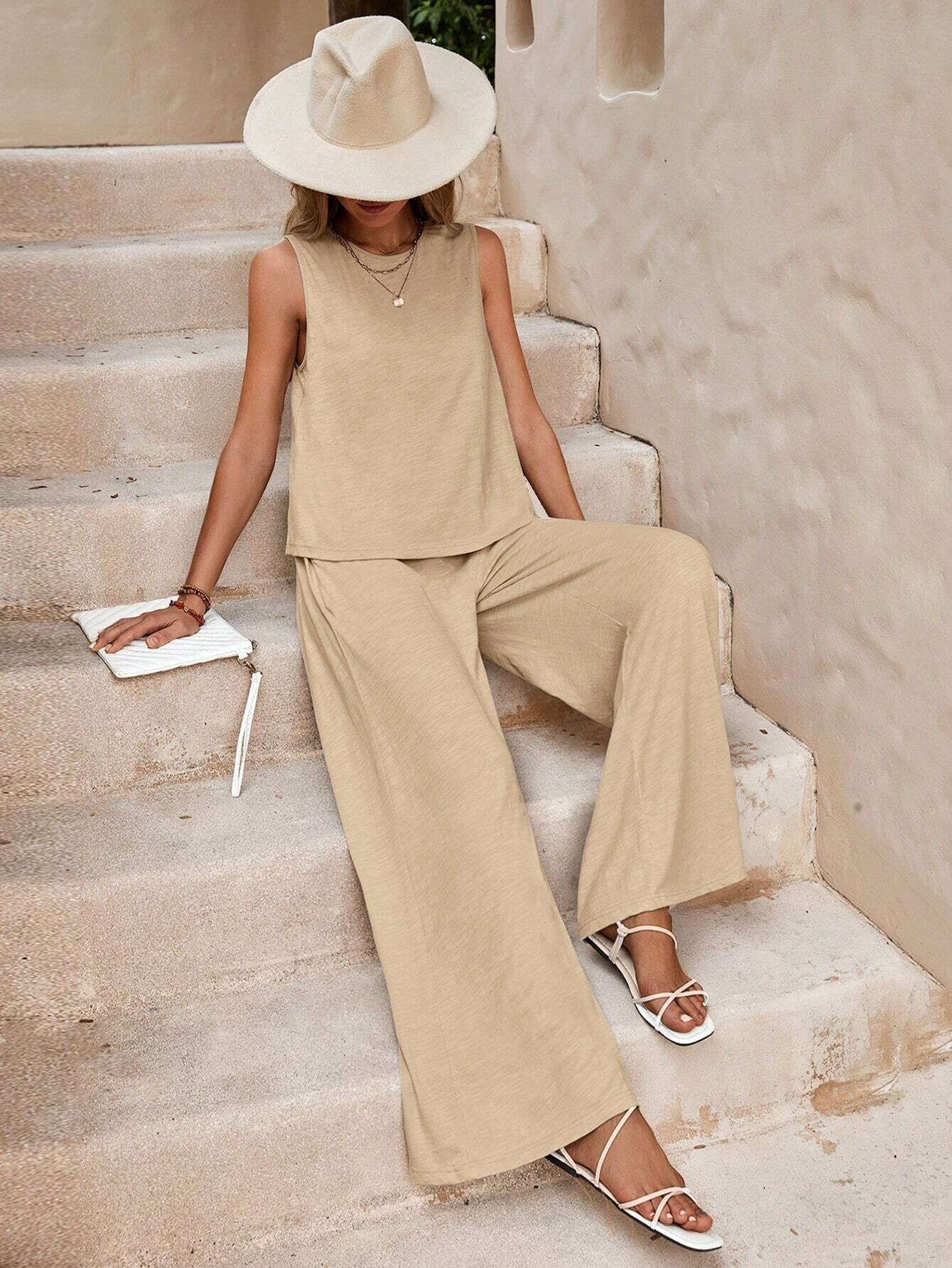Loose Fit Trouser Set