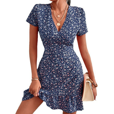 Robe de vacances fleurie