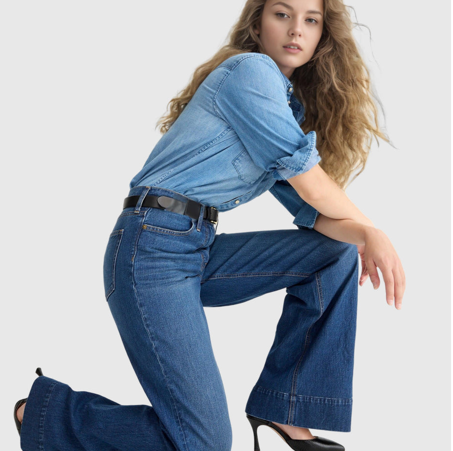 Jean coupe élastique