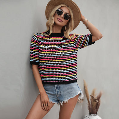 Women's Hollow Knit Top