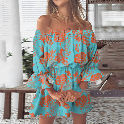 Robe imprimée plissée 