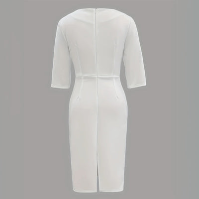 Pearl Slit Sleeve Dress - Shé Hauté